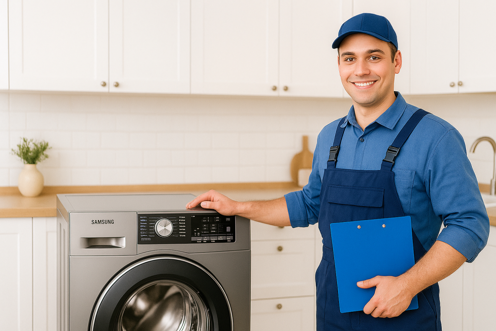 خدمات تخصصی تعمیر، تعویض و عیب‌یابی ماشین لباسشویی سامسونگ در قزوین